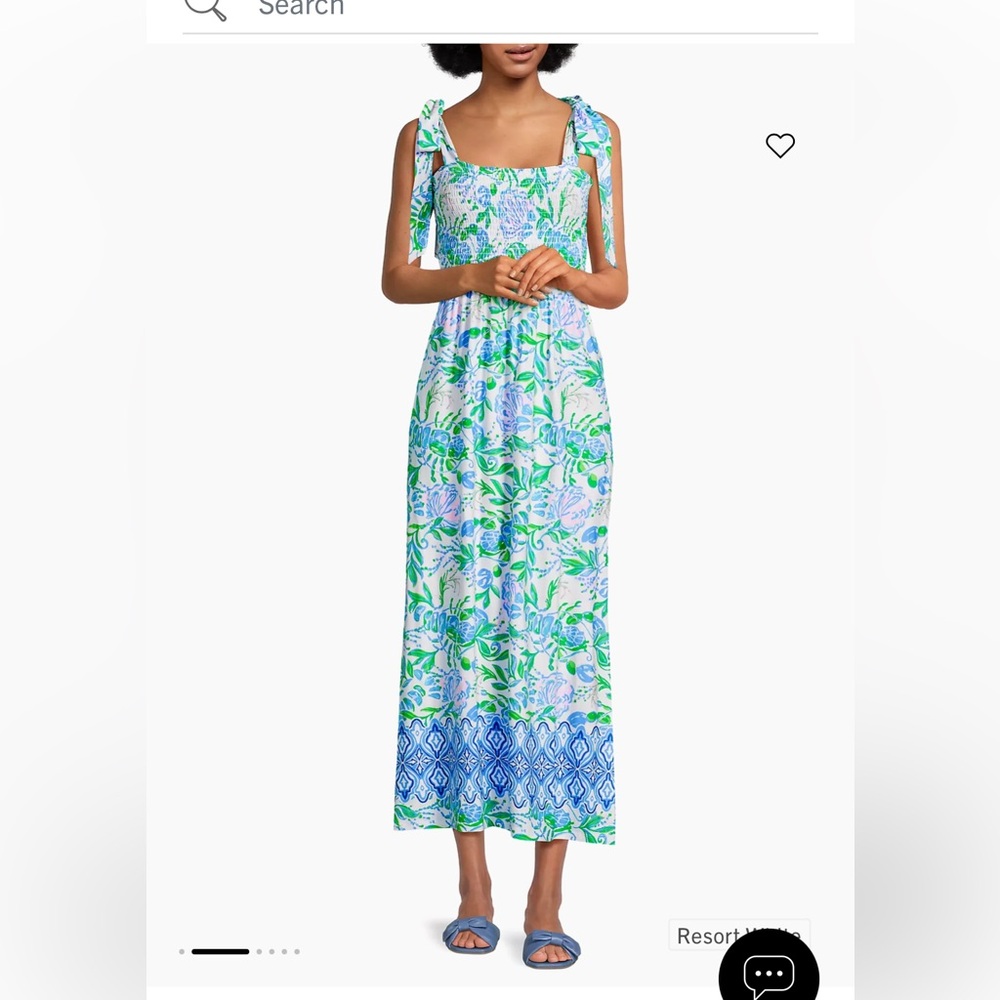 Lilly Pulitzer Kailua Smocked Maxi Dress